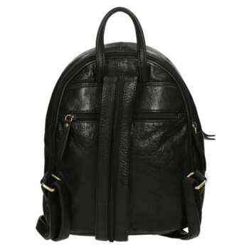 Dámsky luxusný kožený batôžtek čierny - Enrico Benetti Broof