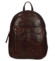 Dámsky luxusný kožený batôžtek tmavo hnedý - Enrico Benetti Broof