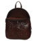 Dámsky luxusný kožený batôžtek tmavo hnedý - Enrico Benetti Broof