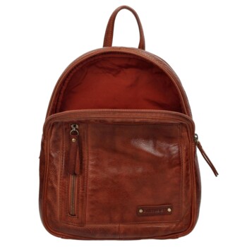 Dámsky luxusný kožený batôžtek hnedý - Enrico Benetti Broof
