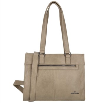 Dámska kabelka cez rameno svetlá taupe - Enrico Benetti Mayla