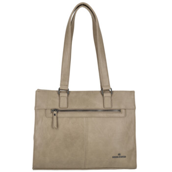 Dámska kabelka cez rameno svetlá taupe - Enrico Benetti Mayla