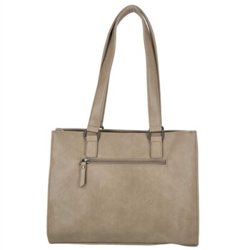 Dámska kabelka cez rameno svetlá taupe - Enrico Benetti Mayla