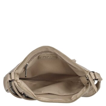 Dámska crossbody kabelka svetlá taupe - Enrico Benetti Katherin