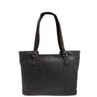 Dámska kožená kabelka cez rameno tmavo hnedá - Sendi Design Mortal