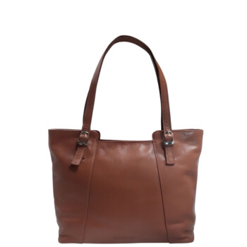 Dámska kožená kabelka cez rameno koňaková - Sendi Design Mortal