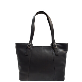 Dámska kožená kabelka cez rameno tmavo hnedá - Sendi Design Mortal