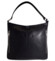 Dámska kožená kabelka cez rameno čierna - Sendi Design Clare