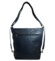 Dámska kožená kabelka batoh tmavo modrá - Sendi Design Maronol