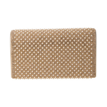 Dámska spoločenská listová kabelka béžová - Michelle Moon Omana