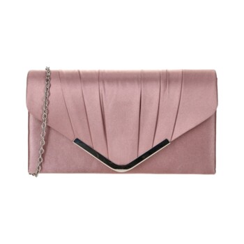 Dámska listová kabelka púdrovo ružová - Michelle Moon Leontina