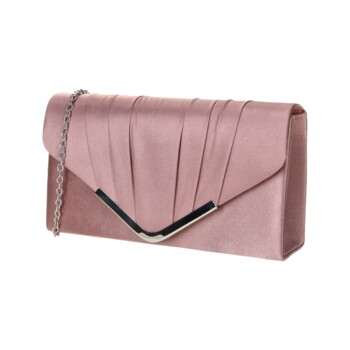 Dámska listová kabelka púdrovo ružová - Michelle Moon Leontina