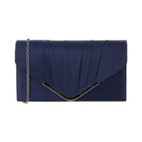 Dámska listová kabelka tmavo modrá - Michelle Moon Leontina