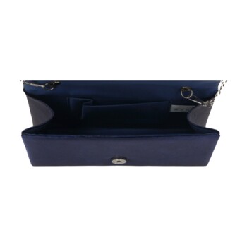 Dámska listová kabelka tmavo modrá - Michelle Moon Leontina