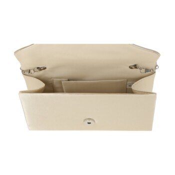 Dámska listová kabelka béžová - Michelle Moon Leontina