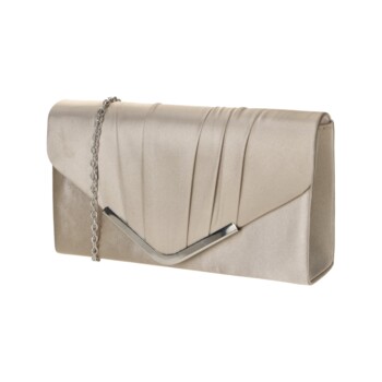 Dámska listová kabelka tmavo béžová - Michelle Moon Leontina