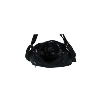 Dámska kožená kabelka batoh čierna - Sendi Design Kirsen