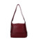 Dámska kožená kabelka batoh vínová - Sendi Design Kirsen