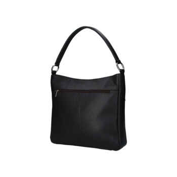 Dámska kožená kabelka cez rameno tmavo hnedá - Sendi Design Clare