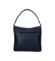 Dámska kožená kabelka cez rameno tmavo modrá - Sendi Design Clare