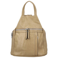 Dámsky mestský batoh tmavo béžový - Firenze Viva