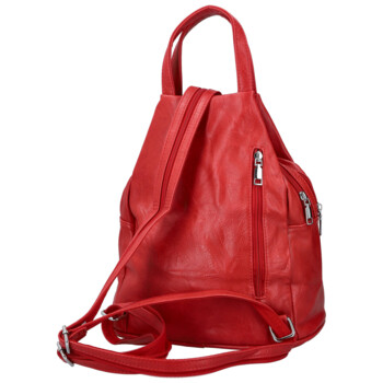 Dámsky mestský batoh červený - Firenze Viva