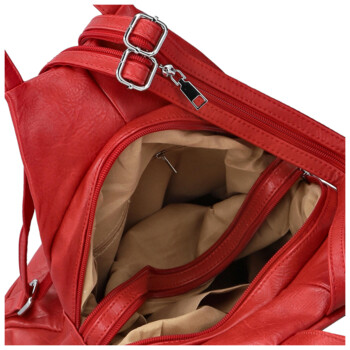 Dámsky mestský batoh červený - Firenze Viva
