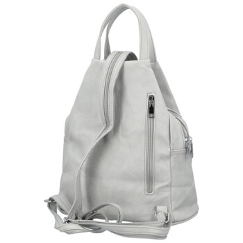 Dámsky mestský batoh svetlo šedý - Firenze Viva
