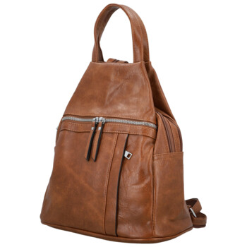 Dámsky mestský batoh hnedý - Firenze Viva