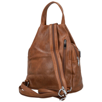 Dámsky mestský batoh hnedý - Firenze Viva