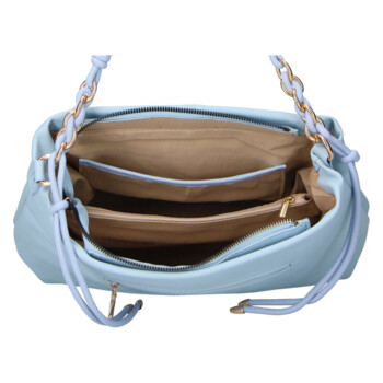 Dámska kabelka do ruky nebesky modrá - MaxFly Eugenie