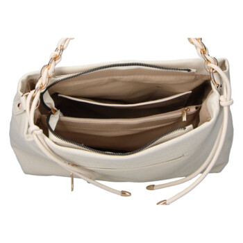 Dámska kabelka do ruky svetlo béžová - MaxFly Eugenie