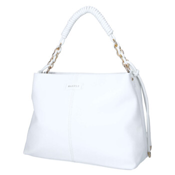 Dámska kabelka do ruky biela - MaxFly Eugenie