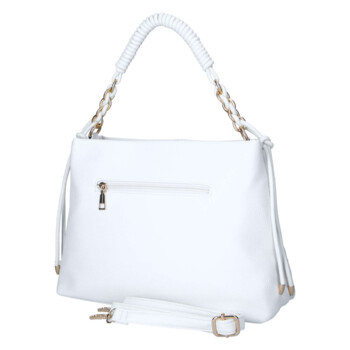 Dámska kabelka do ruky biela - MaxFly Eugenie