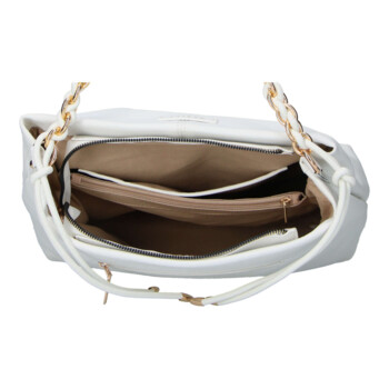 Dámska kabelka do ruky biela - MaxFly Eugenie