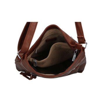 Dámska crossbody kabelka coffee - Coveri Daleina new