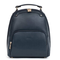 Dámsky kožený batôžtek tmavo modrý - Fagola Maestro