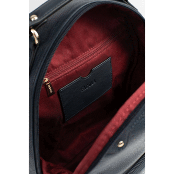 Dámsky kožený batôžtek tmavo modrý - Fagola Maestro