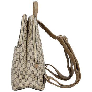 Dámsky mestský batoh tmavo béžový - Coveri Almin