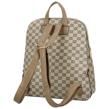 Dámsky mestský batoh tmavo béžový - Coveri Almin