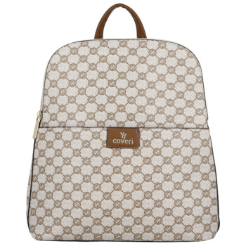 Dámsky mestský batoh hnedý - Coveri Almin