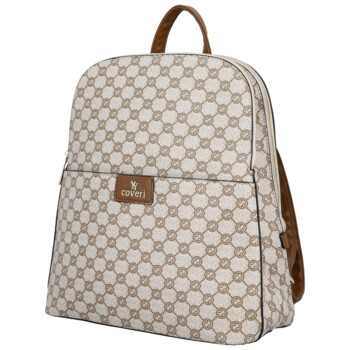 Dámsky mestský batoh hnedý - Coveri Almin