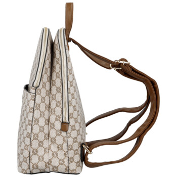 Dámsky mestský batoh hnedý - Coveri Almin