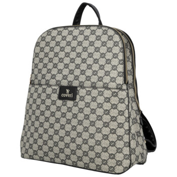 Dámsky mestský batoh čierno biely - Coveri Almin