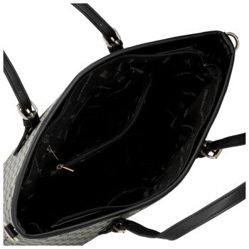 Dámska kabelka cez rameno čierno biela - Coveri Alma