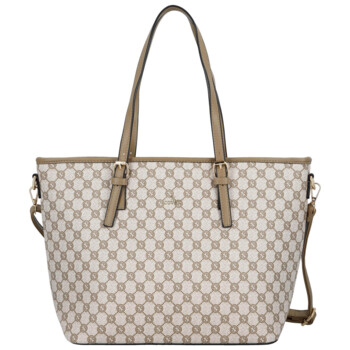 Dámska kabelka cez rameno tmavo béžová - Coveri Alma