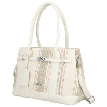 Dámska kabelka cez rameno svetlo béžová - Coveri Plasia