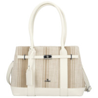 Dámska kabelka cez rameno tmavo béžová - Coveri Plasia