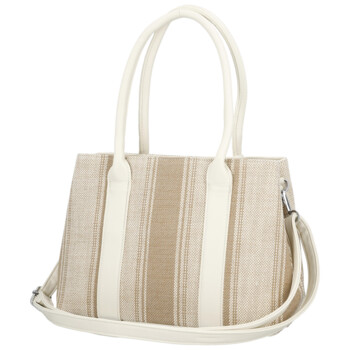 Dámska kabelka cez rameno tmavo béžová - Coveri Plasia