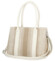 Dámska kabelka cez rameno tmavo béžová - Coveri Plasia